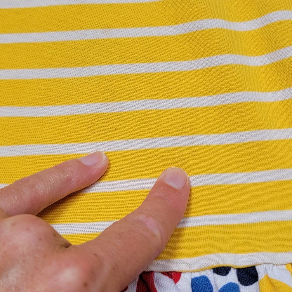 Hanna Andersson Floral and Stripe Pocket Dress - Picture 5 of 6